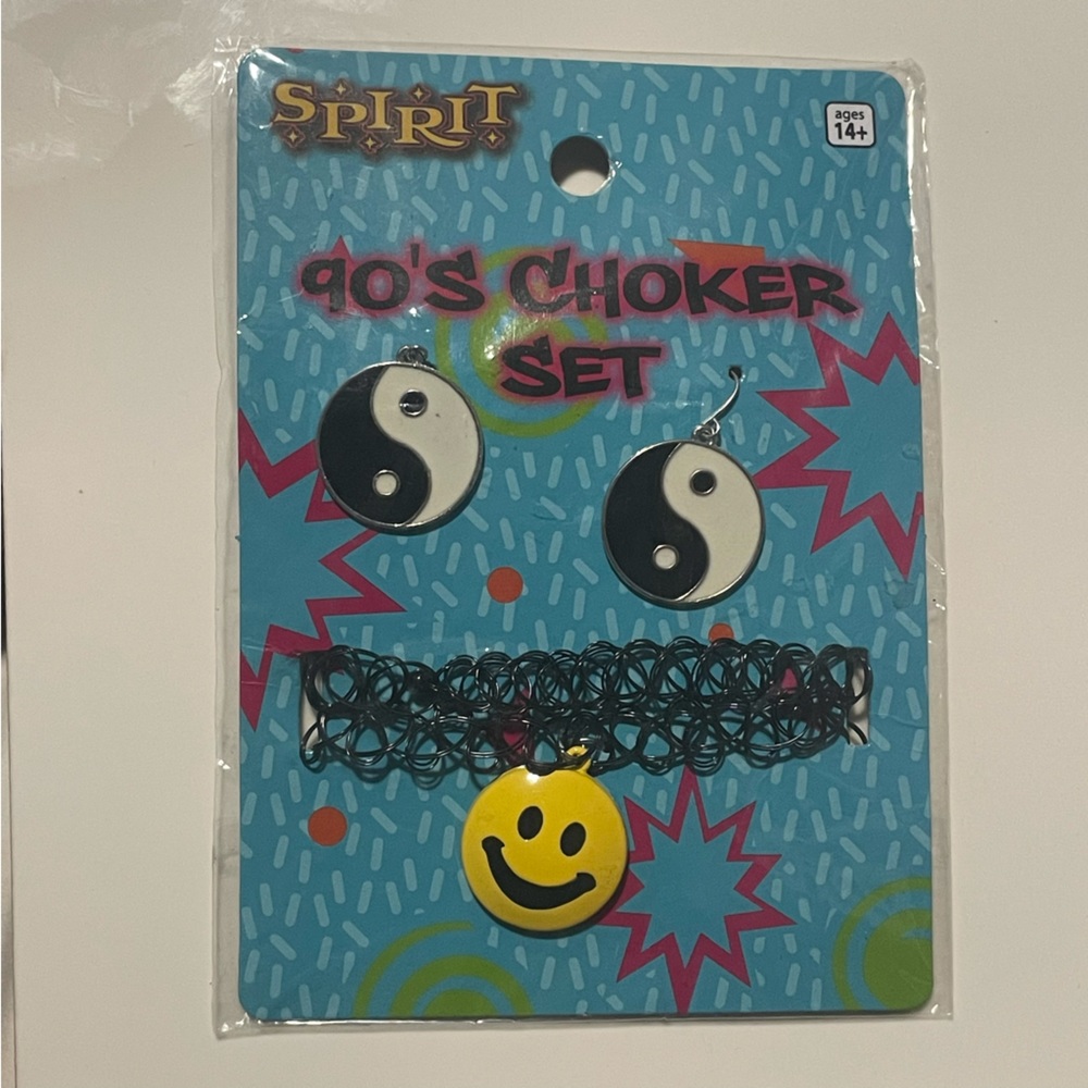 90’s Choker Halloween costume jewelry set
